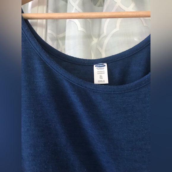 Old Navy size XL maternity long sleeve dress in a striking blue color - Picture 5 of 7